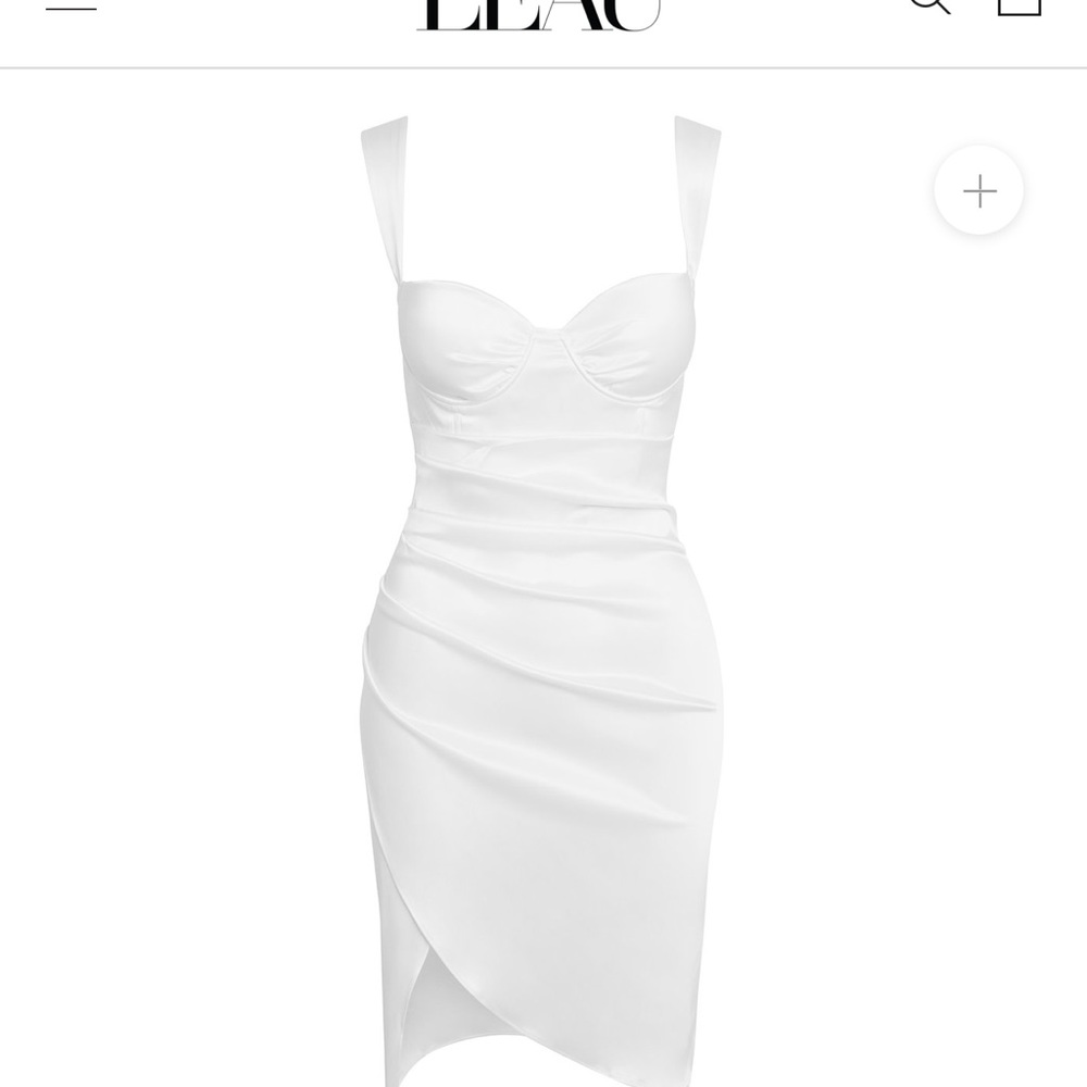 Halo satin leau dress